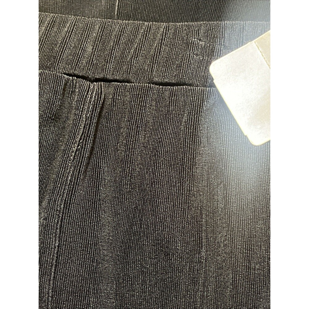 CHICO'S TRAVELERS Womens Travel Maxi A-Line No Iron Skirt Black Medium - Picture 4 of 4